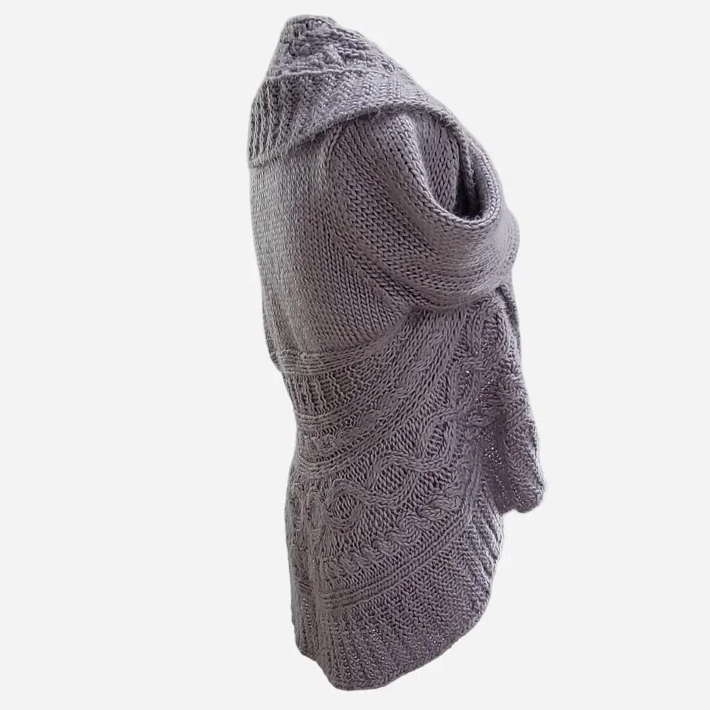 Vertigo Paris Women's Size XL Purple Knitted Cardigan - Picture 4 of 5